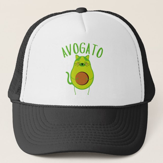 Funny Avogato Trucker Hat (Front)