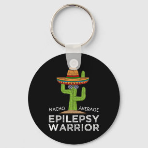 Funny Awareness Epilepsy Warrior  Key Ring