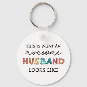 Funny Awesome Husband Gifts   Best Husband Ever  Key Ring