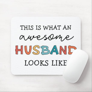 Funny Awesome Husband Gifts Best Husband Ever Mouse Mat
