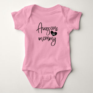 Funny awesome like Mummy Baby Bodysuit