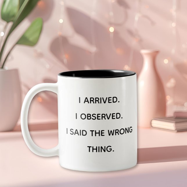 Funny Awesome Trendy coworker joke  Two-Tone Coffee Mug (Creator Uploaded)