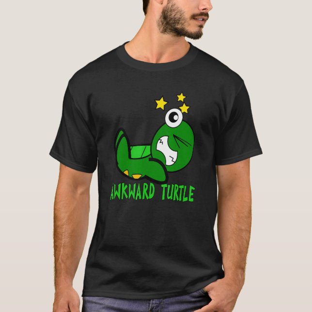 Funny Awkward Turtle T-Shirt (Front)