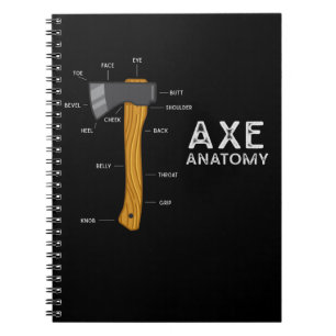 Funny Axe Humour Hatchet Woodworking Axe Throwing Notebook