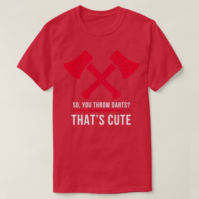 Funny Axe Throwing Fan Merchandise 1 T-Shirt (Design Front)