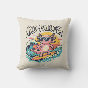 Funny Axo-Palooza 90s Alternative Concert Parody Cushion