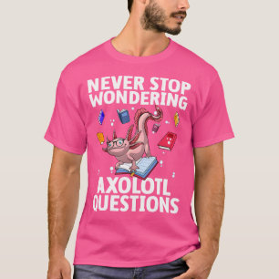 Funny Axolotl Art For Boys Girls Tiger Salamander T-Shirt