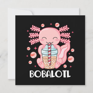 Funny Axolotl Bubble Tea