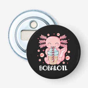 Funny Axolotl Bubble Tea Bottle Opener