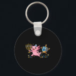 Funny Axolotl Dreidel Menorah Hanukkah Kids Womens Key Ring<br><div class="desc">Funny Axolotl Dreidel Menorah Hanukkah Kids Womens Mens</div>