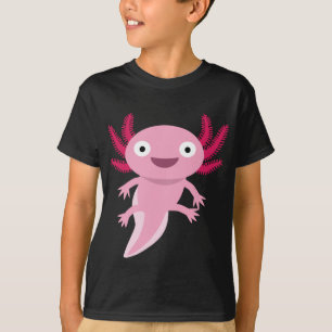 Funny Axolotl Illustration T-Shirt