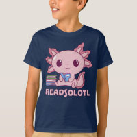 Funny axolotl read books librarian readsolotl kids