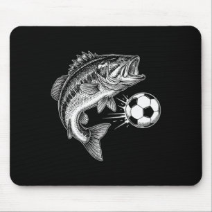 Funny B Fish Soccer Footll Graphic For Men Mouse Mat