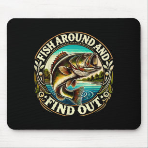 Funny B Fishing Men Dad Grandpa Fishing Lovers Ent Mouse Mat