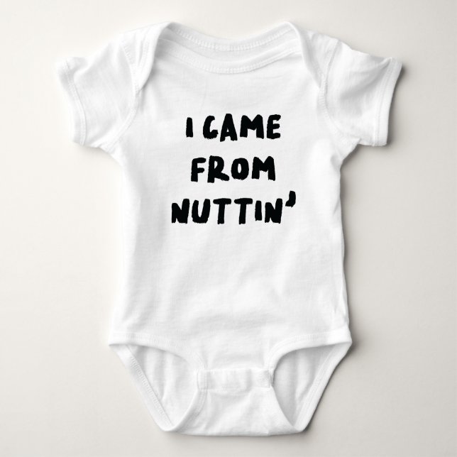 Funny  baby bodysuit (Front)