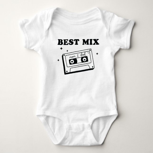 Funny  baby bodysuit (Front)