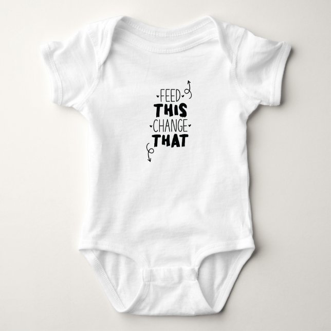 Funny  baby bodysuit (Front)