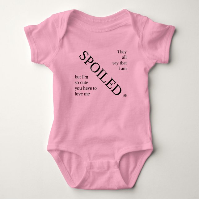 funny baby bodysuit (Front)
