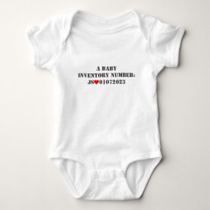 Funny Baby Bodysuit - A Baby Inventory LOL Gift!