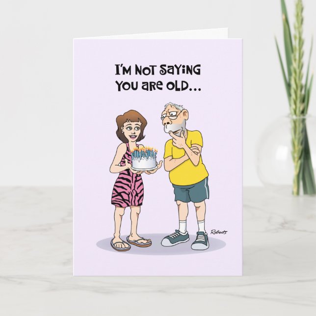 Funny Baby Boomer Birthday Card (Front)