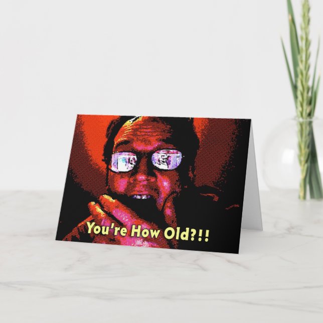 Funny "Baby Boomer" Birthday Card (Front)