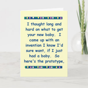 Funny baby card