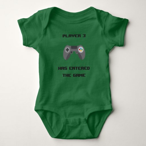 Funny Baby Clothes - Little Gamer Baby Bodysuit