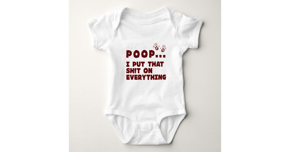 funny baby clothes sayings baby poop joke shirt Zazzle