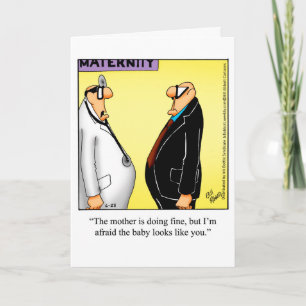 Funny Baby Congratulations Greeting Card