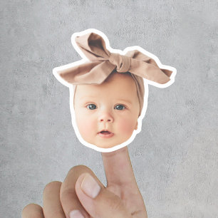 Funny Baby Face Cut Out Custom Photo