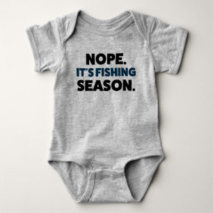Funny Baby Fishing Jersey Bodysuit Shirt