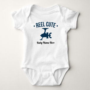 Funny Baby Fishing Jersey Bodysuit Shirt