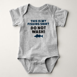 Funny Baby Fishing Jersey Bodysuit Shirt