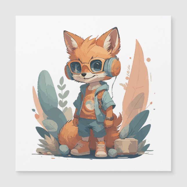 Funny baby fox headphone (Front)
