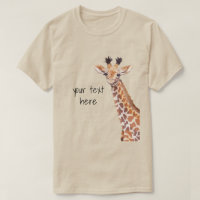 Funny Baby Giraffe Personalised 