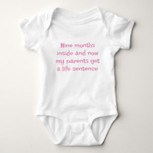 Funny baby girl vest with slogan bodysuit