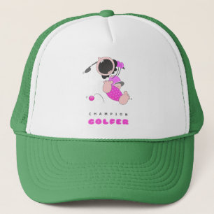Funny Baby Golf   Funny Cartoon Golfer   Funny Trucker Hat
