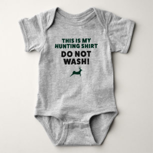 Funny Baby Hunting Jersey Bodysuit Shirt