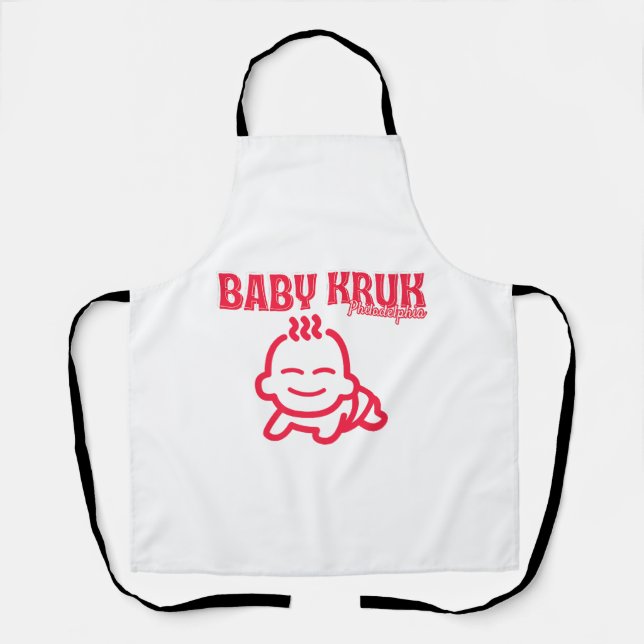 Funny Baby Kruk Philadelphia Premium  Apron (Front)