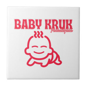 Funny Baby Kruk Philadelphia Premium  Tile