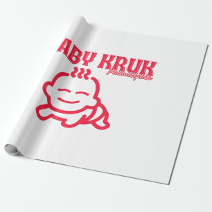 Funny Baby Kruk Philadelphia Premium  Wrapping Paper