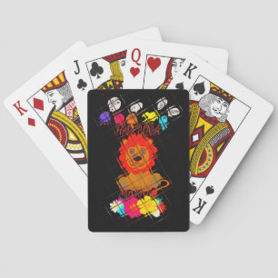 Funny Baby Lion King: Hakuna Matata Art Design Playing Cards