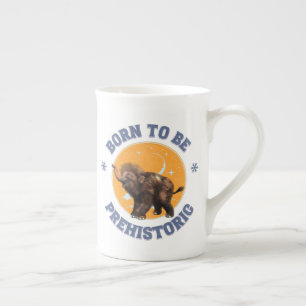 Funny Baby Mammoth Prehistoric Birthday Bone China Mug