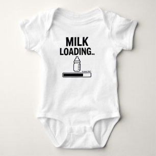 Funny Baby Overall– “Milk Loading… Please Wait” – Bodysuit