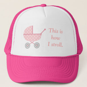 Funny Baby Stroller For Mummy To Be Cap