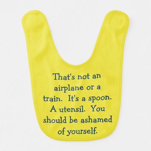 Funny Baby - That's Not a Plane or Train Bib