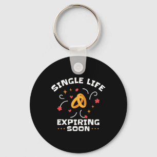 Funny Bachelor Bachelorette Party Single Life Jga  Key Ring