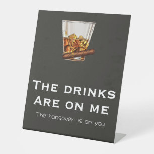 Funny bachelor party bar sign