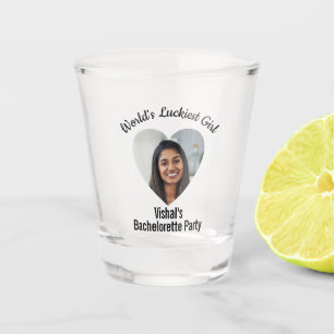 Funny Bachelor Party Favour Bride's Face Shot Glas Glass