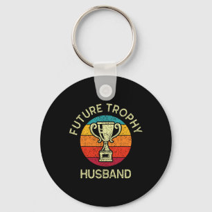 Funny Bachelor Party Future Husband Men's Groom Tr Key Ring